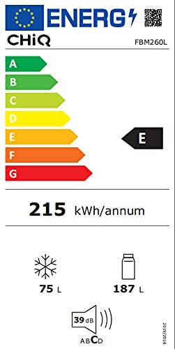 réfrigérateur fbm260l 262l (187+75), low frost, acier inoxydable, 12 ans de garantie sur le compresseur réfrigérateur fbm260l 262l (187+75), low frost, acier inoxydable, 12 ans de garantie sur le compresseur